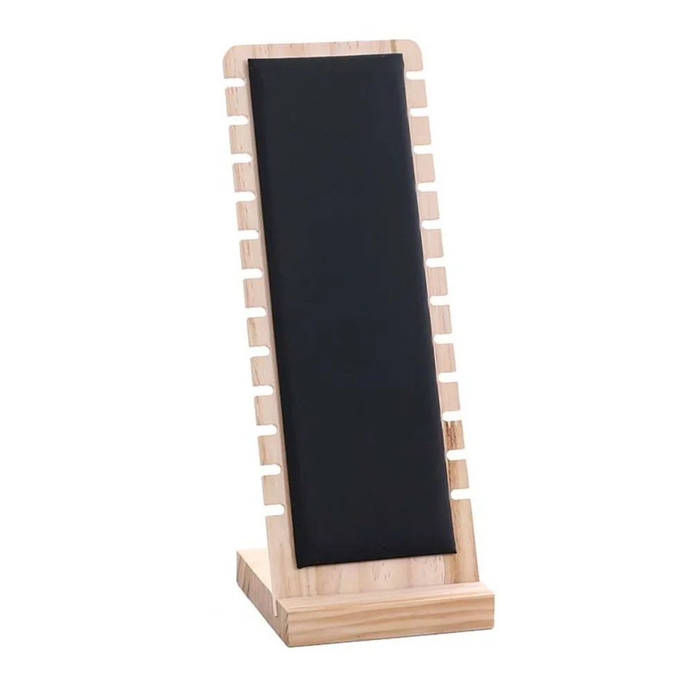 Creative Wooden Necklace Frame Large Capacity Ornaments Fashion Jewelry Display Stand Bracelet Support Space Saving