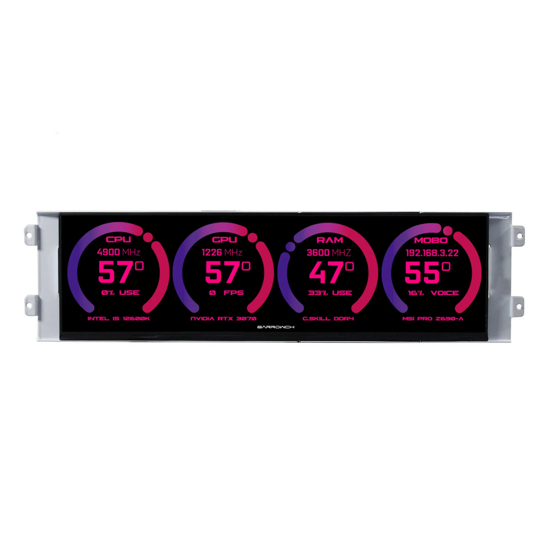 12.7inch 2880x864 Bar LCD Monitor For D41 Pc Case