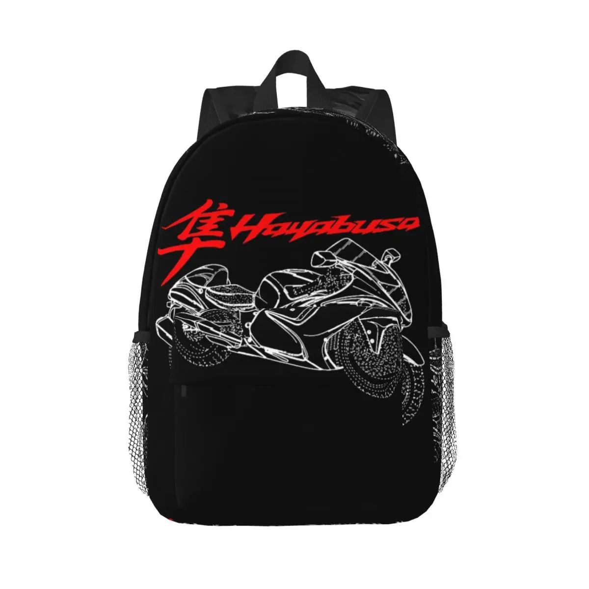

Suzuki Hayabusa Motorcycle Logo Backpacks Boys Girls Bookbag Cartoon Children School Bags Travel Rucksack Shoulder Bag