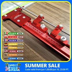 0-1200mm Woodworking Parallel Guide Rail System Engraving Machine Slotting Track Parallel Sliding Rail for Electric Circular Saw