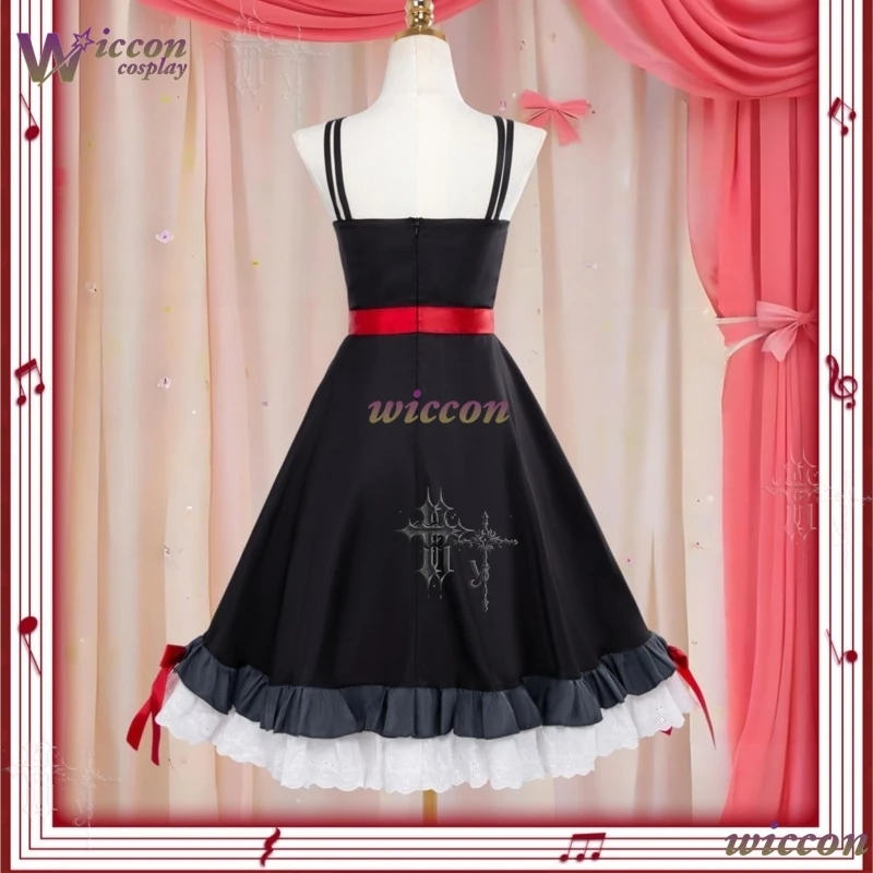 Cos C COS Guilty Crown Yuzuriha Inori Black Dress Anime Cosplay Two Dimensional Role Play Costume Halloween Uniforms view 3
