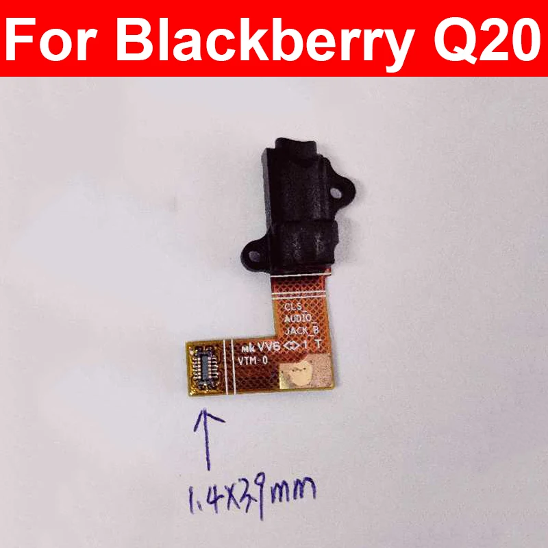Earpiece Ear Speaker Aduio Jack Flex Cable For Blackberry Classic Q20 Q25 Earphone Receiver Port Flex Ribbon Replacement Parts image 3