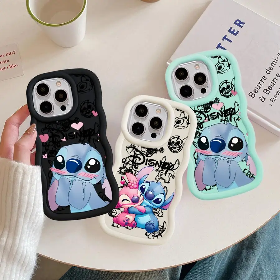 Cartoon Stitch Cute Case for OPPO A5s A5 A7 A9 A11 A15 A12 A17 A16e A33 A53 A54 A57 A38 A17k A58 4G A32 A31 Silicone Soft Cover