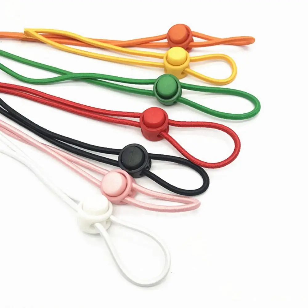 10Pcs Spring Buckle Elastic Rope for Hats Bags Toggle Stopper Clip Stopper Buckle Clamp Garments Accessoies Cord Lock Clip