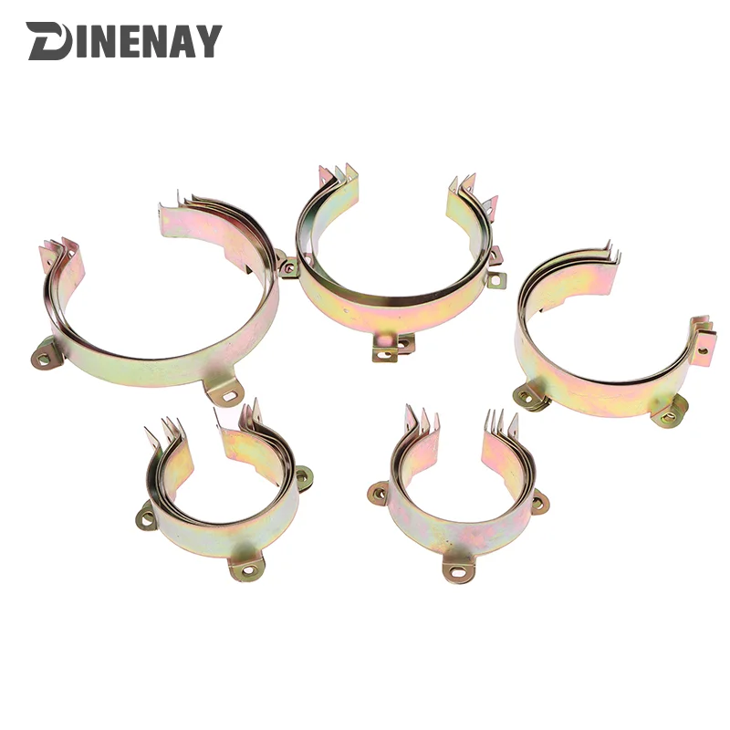 5 PCS Durable Capacitor Bracket Clamp Holder Clap 35mm 50mm 65mm 75mm 90mm Mounting Clip