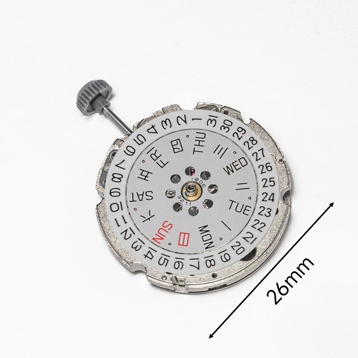 High Quality 8215/8205 Mechanical 21 Jewels Automatic Movement GMT Date Double Calendar Setting Precision Watch Accessories DIY