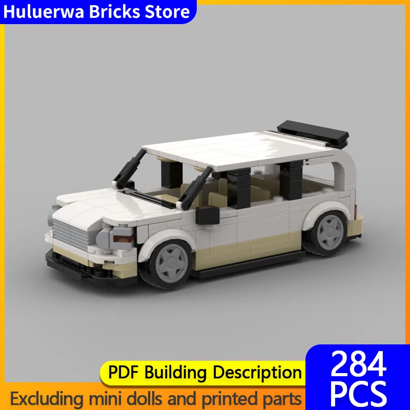 

Модель скоростного гоночного автомобиля MOC, строительные кирпичи Freestar, модифицированная MPV, модульная технология, детские праздничные подарки, сборка игрушек, костюм