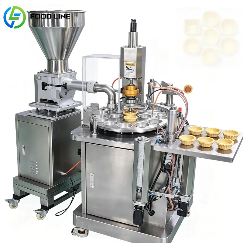 Automatic Egg Tart Machine Egg Tart Shell Machine Pastry Forming Equipment Commercial Use Customized