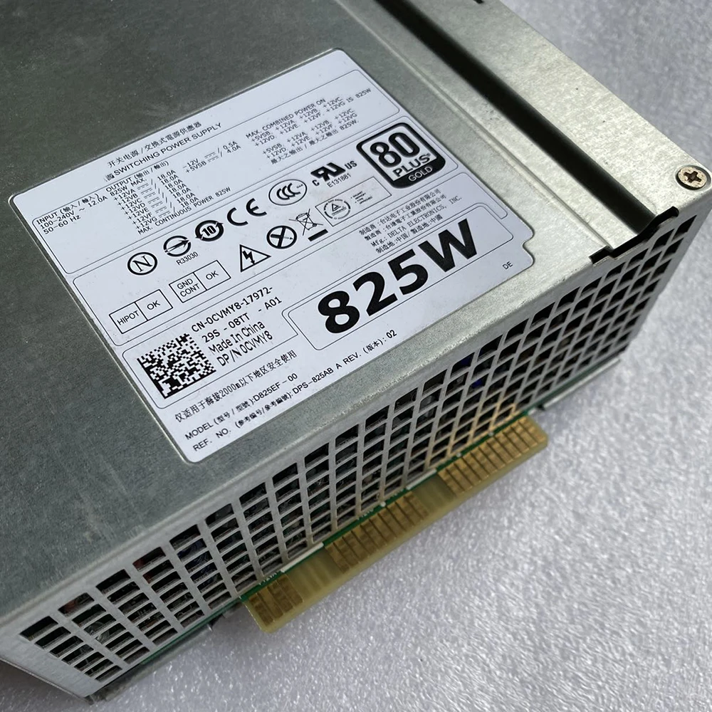 D825EF-00 For DELL T5600 T5610 825W Server Power Supply 0CVMY8 CVMY8 H825EF-00