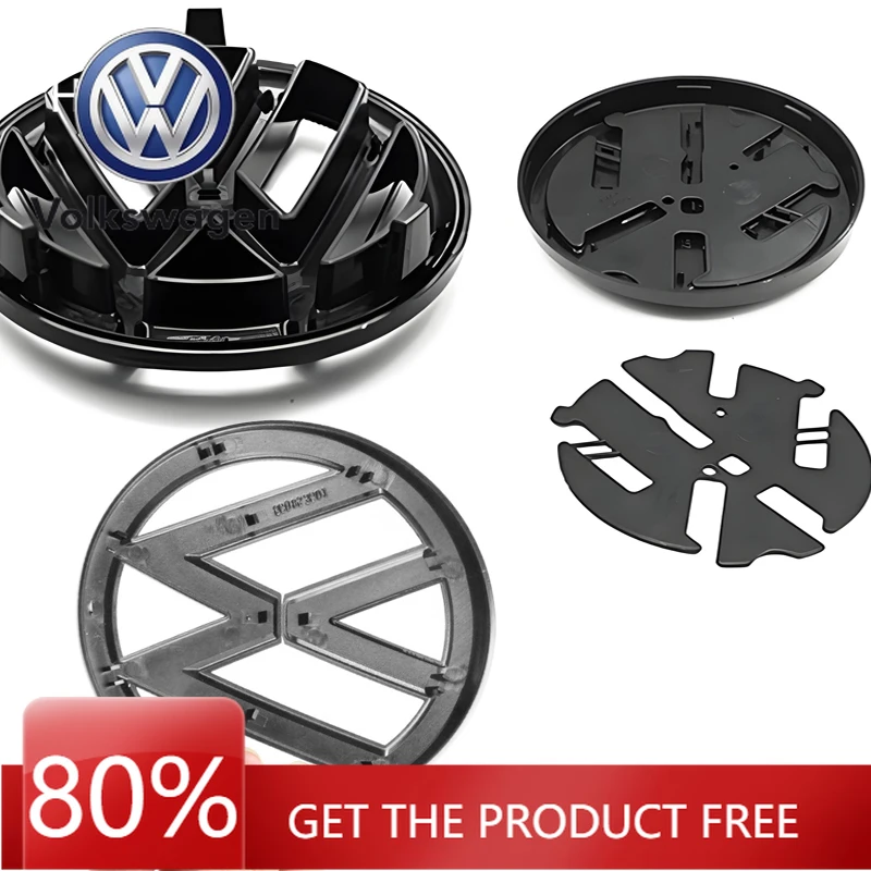 

Для VOLKSWAGEN VW Golf 7 MK7 Golf7.5 MK7.5: эмблема на решетку радиатора 135 мм/138 мм + эмблема на крышку багажника 113 мм (R)