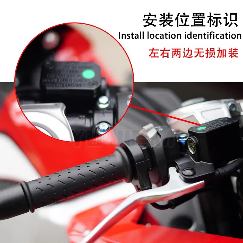 For MT125 MT 125 MT-125 All models CNC Motorcycle Front Brake Fluid Reservoir Cap Cover，Featuring an exquisite Logo