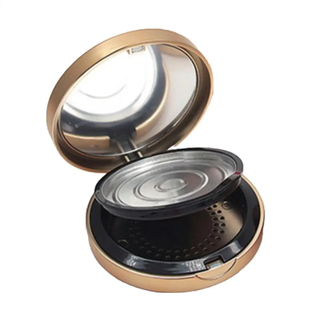 Travel Size Empty Makeup Powder Case Box Magnetic Eyeshadow Container with Mirror for Home or Professional Kit