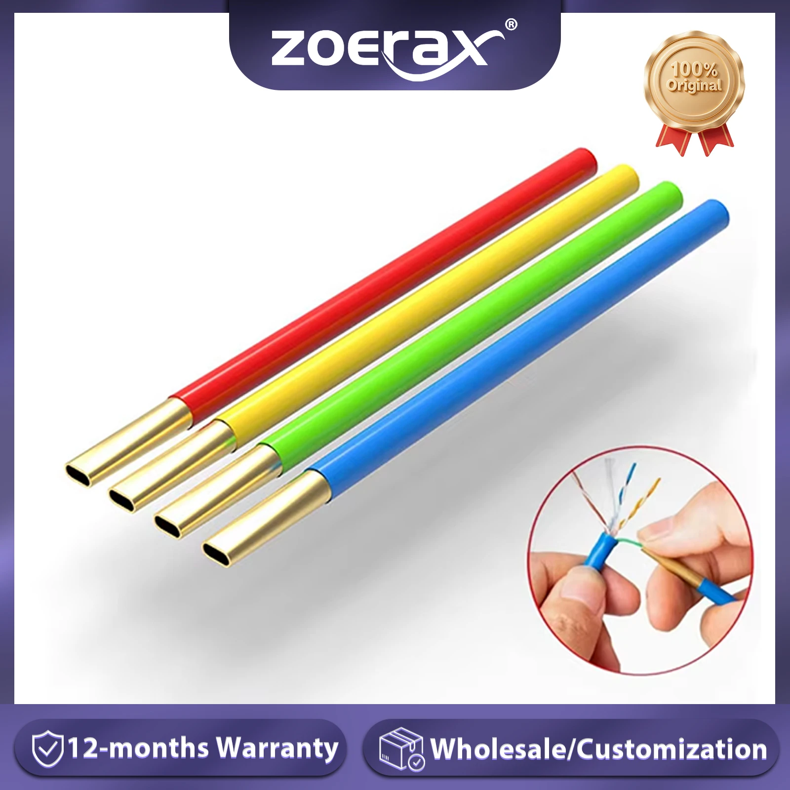 Zoerax Network Cable Looser, narzędzia dla inżynierów Separator rdzeni ze skręconego drutu dla linii telefonicznych CAT5/CAT6/CAT7