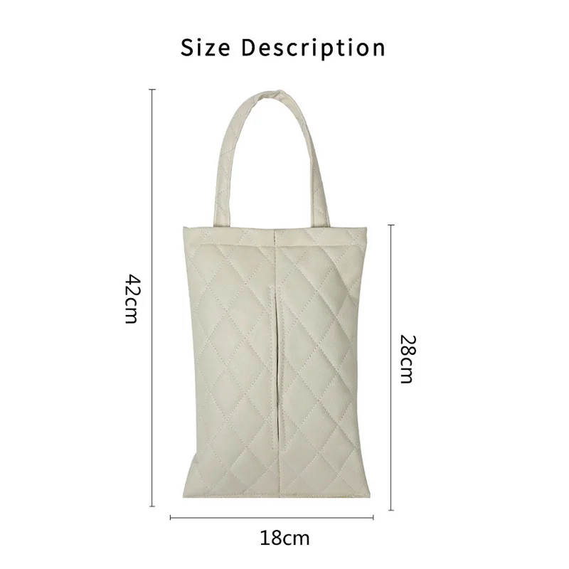 موضة Bowknot الجلود صناديق أنسجة السيارة لطيف السيارات المقعد الخلفي الأنسجة مقسم حقيبة سيارة الديكور السيارات الداخلية حقيبة التخزين