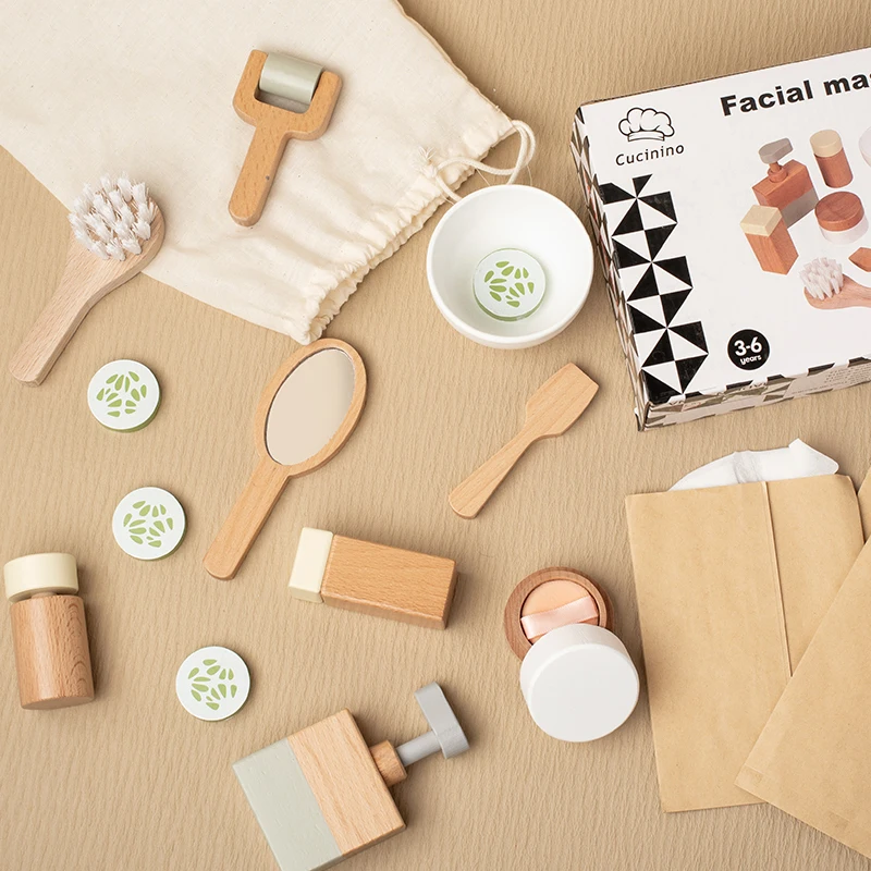 ألعاب محاكاة الجمال للأطفال ، لغز التعليم المبكر المرح ، تصنيع الخشب الصلب ، لعب الأدوار ، هدايا للفتيان والفتيات