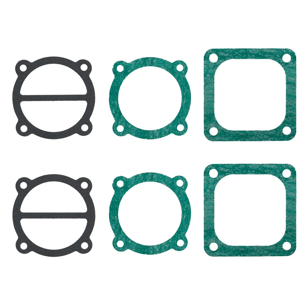 Premium Valve Plate Gaskets Washers for Compressor 65 Type, Green+Black , 6Pcs , for durable Paper Material Premium