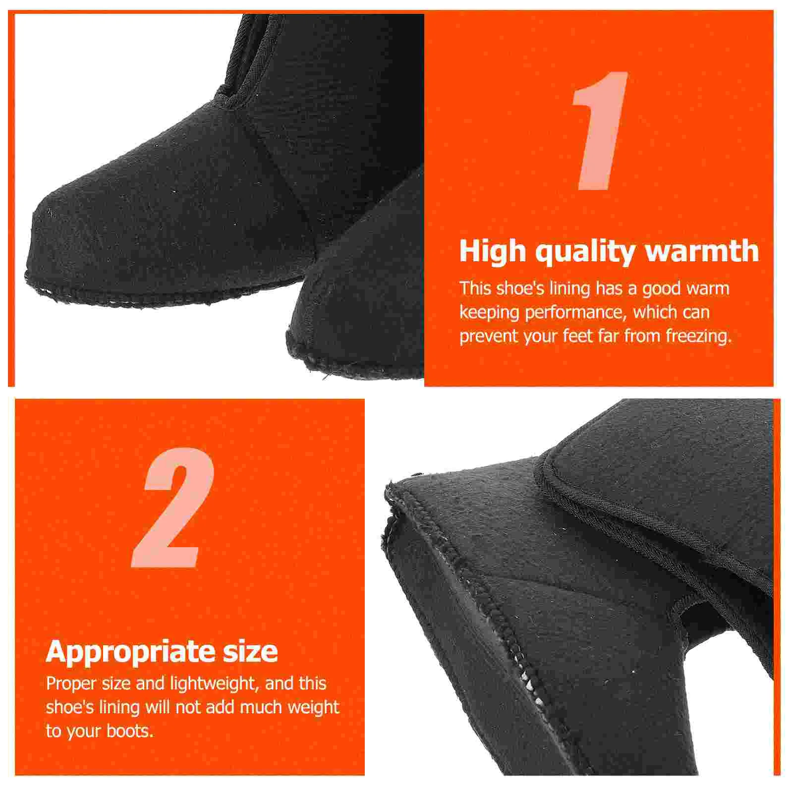 Boot Lining Plush Shoes Winter Comfortable Inside Cover Boots Inner Warmth Women's Snow