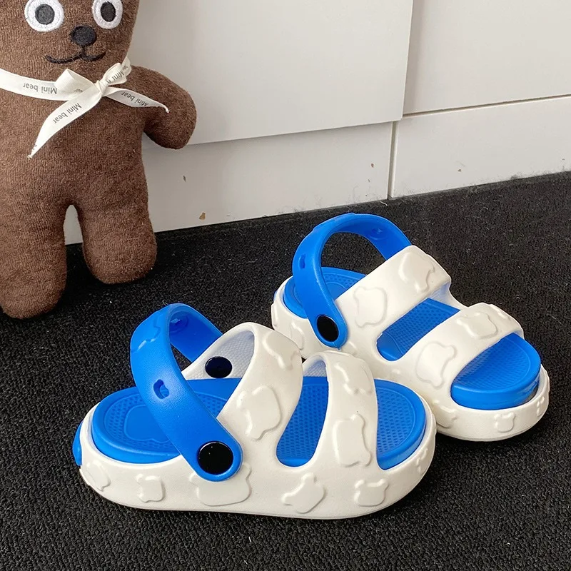 

Children's Slippers Wear Non-slip and Breathable Cartoon Children's Cool Slippers Thick-bottomed Cute Boys and Girls Slippers