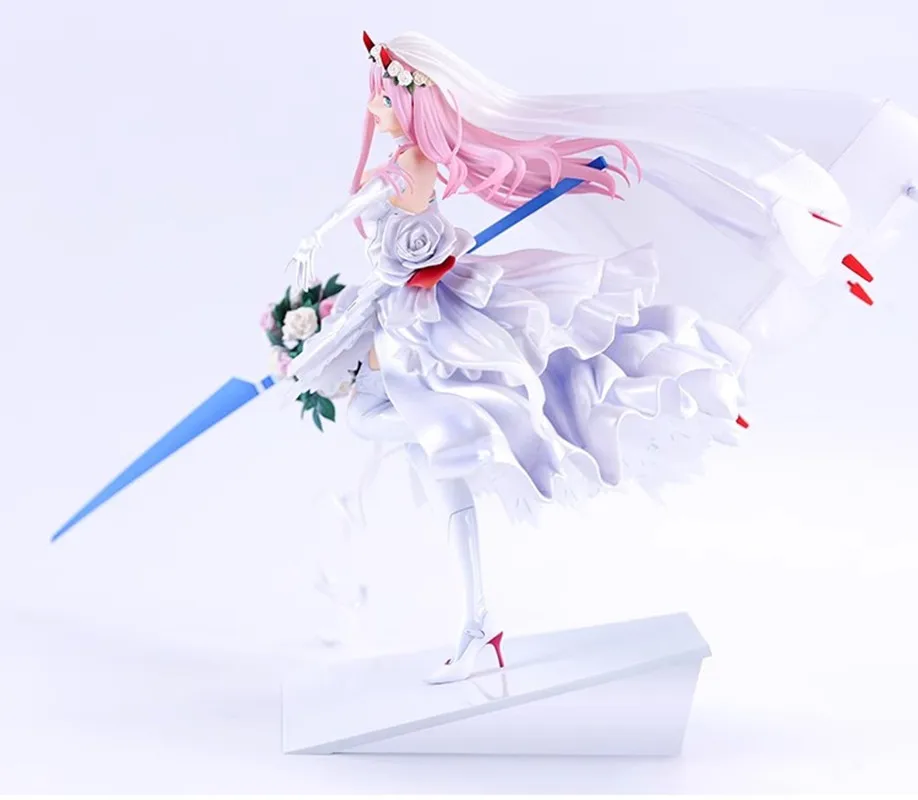 ฟิกเกอร์อนิเมะสาวน้อย Darling in the Franxx ขนาด 25 ซม. - รุ่นชุดแต่งงาน ของสะสม ตกแต่งโต๊ะทำงาน ของเล่น