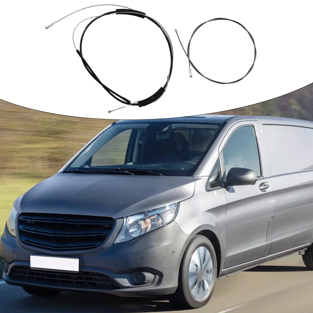 

Для Mercedes-Benz W447 2016-2023, 2 шт., электрический ремкомплект привода сдвижной двери (кабель), левый и правый, A4477603400, A4477603300