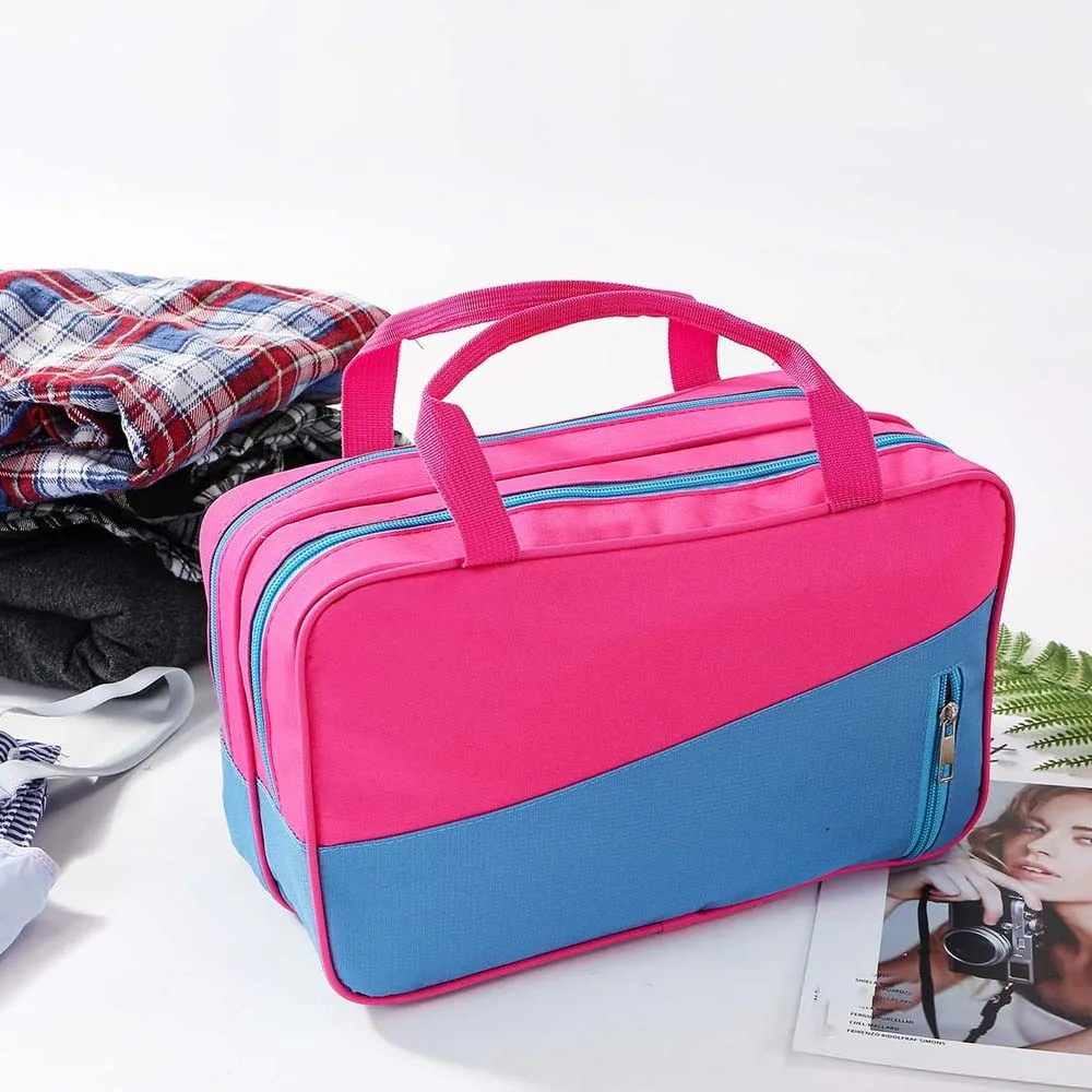 Bolsa de viaje de tela Oxford de PVC, bolsa de equipaje de separación húmeda y seca plegable con agua antisalpicaduras, bolso multifuncional de múltiples capas para hombres