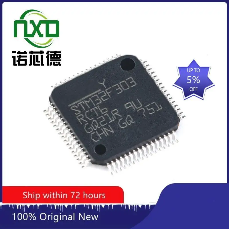 

5PCS/LOT STM32F303RCT6 LQFP-64 new and original integrated circuit IC chip component electronics professional BOM matching