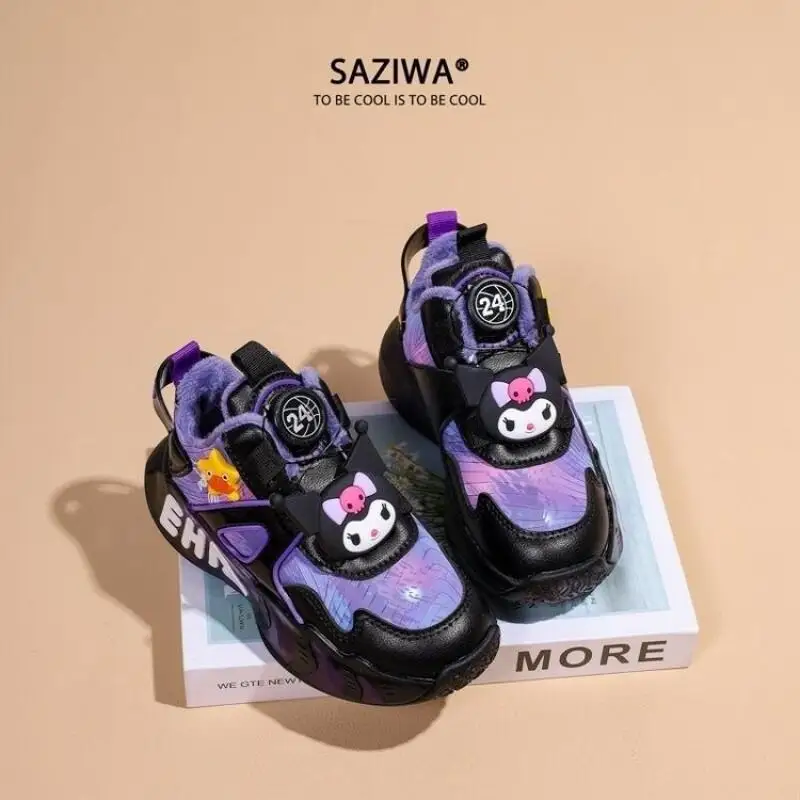 

Kuromi My Melody Sanrio, детские кроссовки для девочек, детские сандалии, детская повседневная обувь босиком, парусиновая спортивная обувь