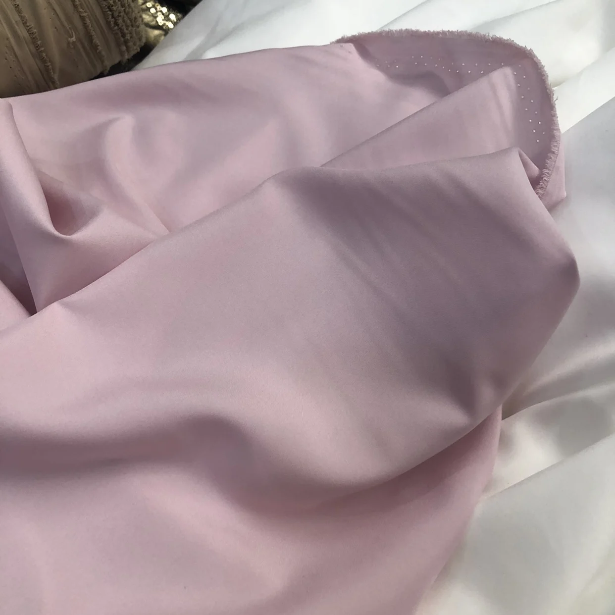 50D رقيقة، خفيفة ومرنة قليلاً بطانة داخلية أبيض، أسود أزرق أرجواني وردي فستان من القماش الناعم، معطف، بطانة سترة واقية