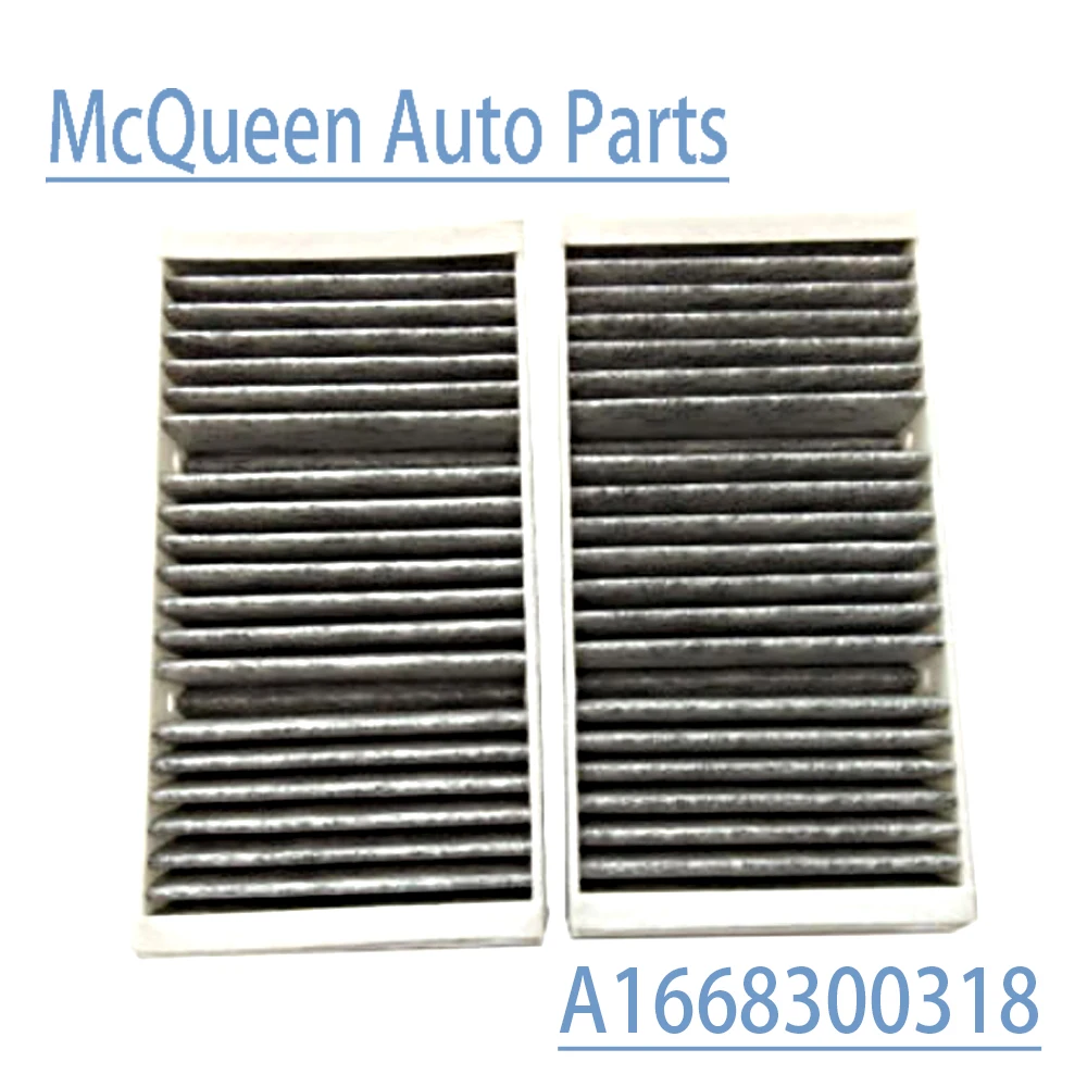 Cabin Filter A1668300318 for Mercedes GL-CLASS X166 2012-2019/M-CLASS W166 2011-2015 Model Car Built In Carbon Fiilter