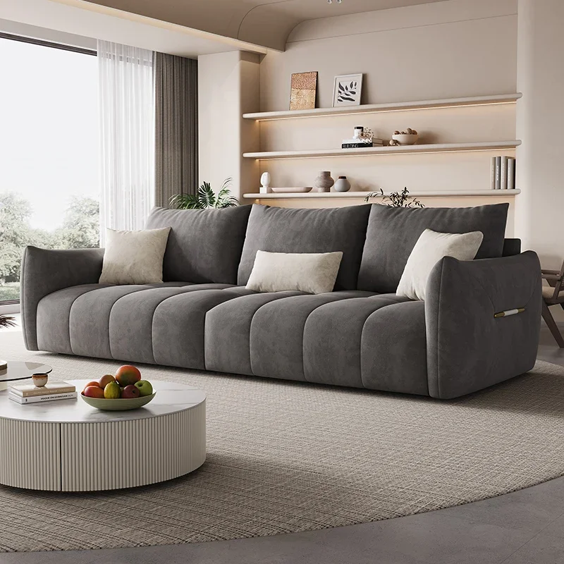 Nordic 3 Seater Sofa Puffs Living Room Design Sectional Sofa Modular Creative Divano Home Apartment Muebles Furniture