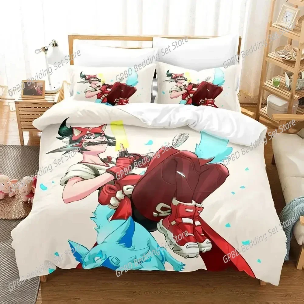 New Overwatch Kiriko Heads Bedding Set Single Twin Full Queen King Size Bed Set Kid Bedroom Duvet cover Sets 3D Print Game Anime
