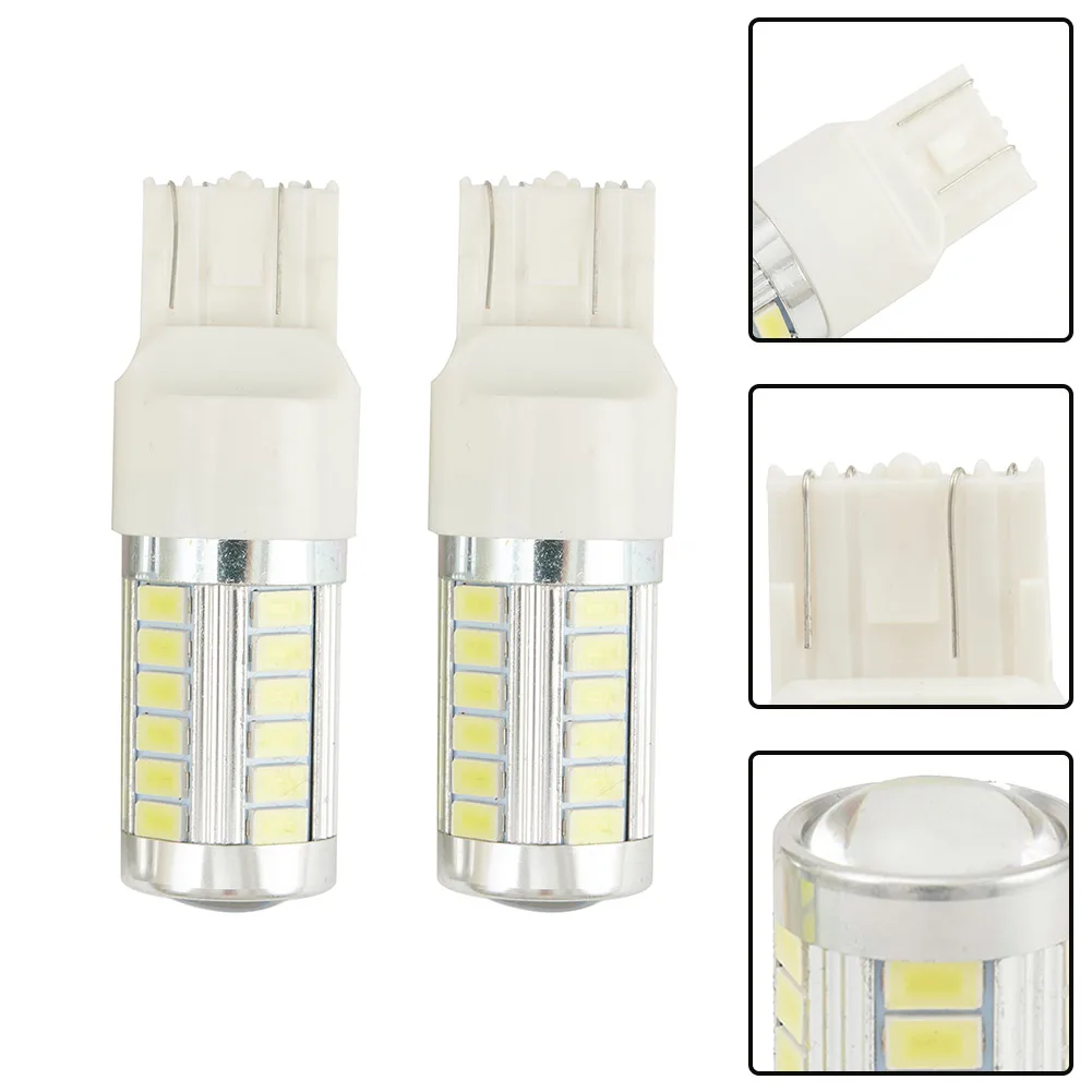 6.6W 800LM Backup Reverse light Brake light DC 12V 6000K White Bubls 7443 7440 5630 33SMD LED Lights Turn light Low power