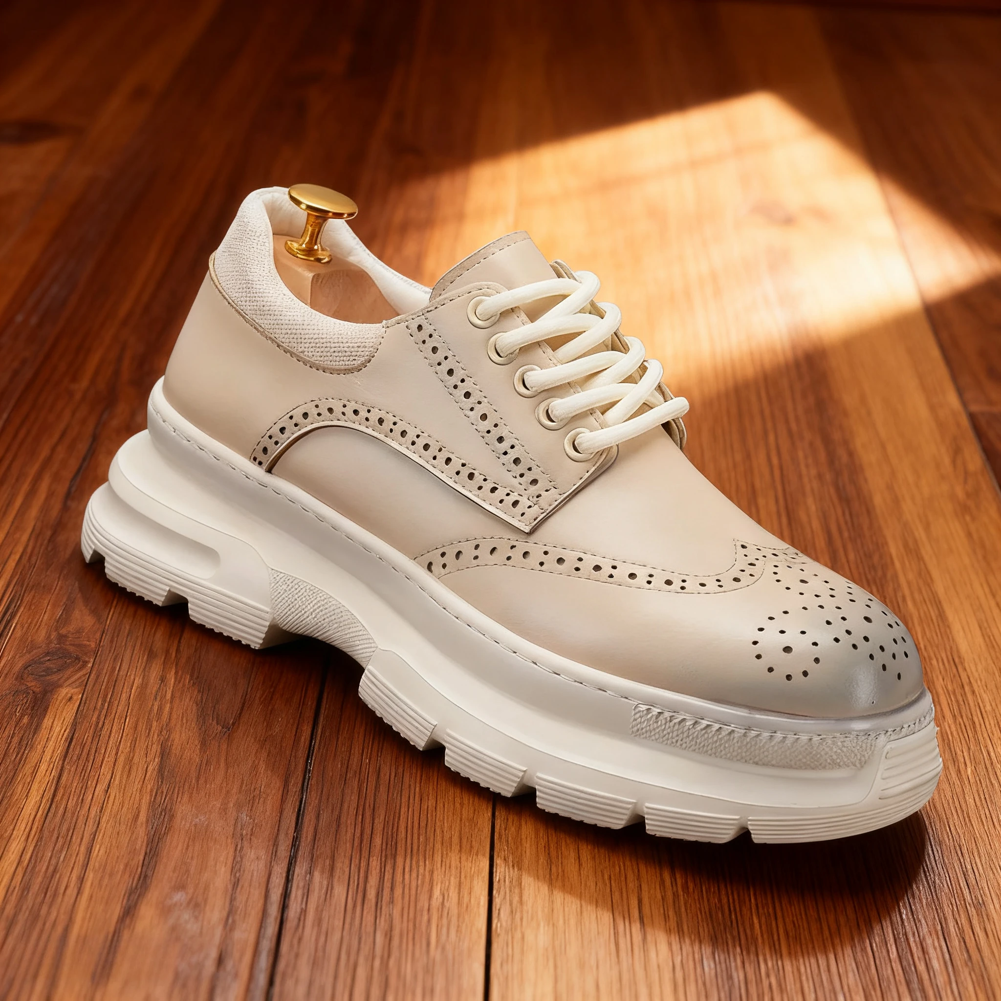 

Мужские туфли-броги с лифтом, кожаная деловая повседневная обувь, модная обувь в британском стиле на платформе со шнуровкой, мужские кроссовки на массивном каблуке