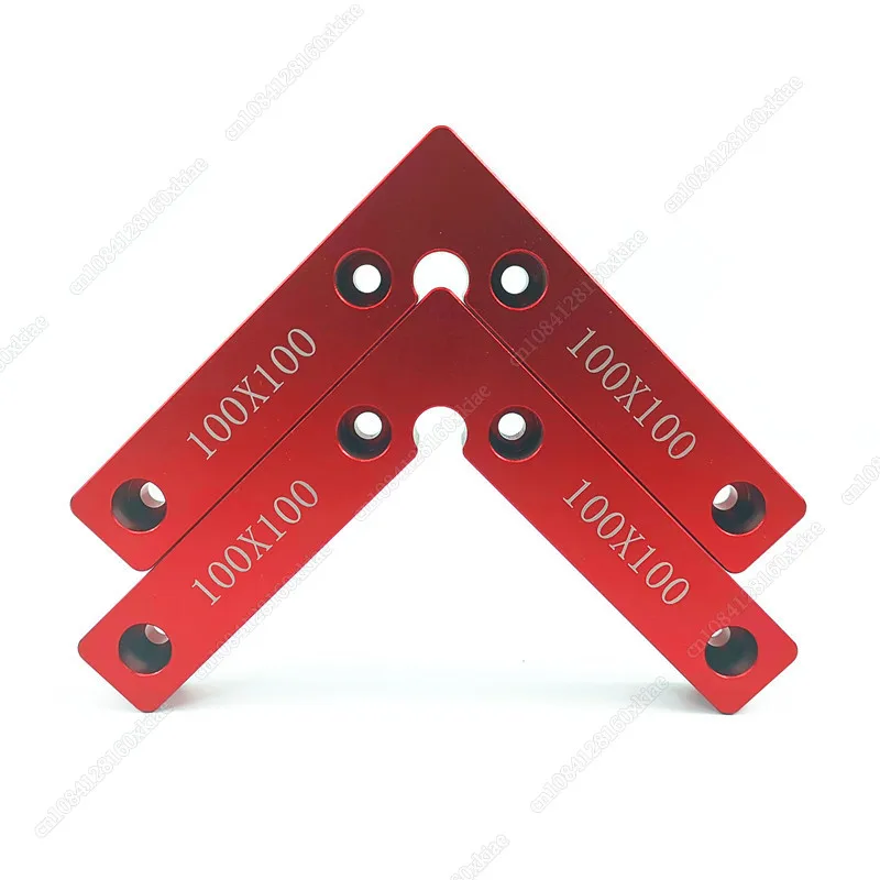 2Pcs 100/120/140mm 90 Degrees L-Shaped Auxiliary Fixture Splicing Board Positioning Panel Fixed Clip Carpenter's Square Ruler