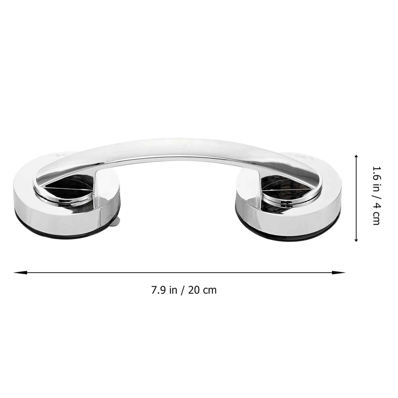 Suction Cup Grab Handle Rail Bar for Bathtub Shower Kitchen Bathroom Door Window Cabinet Drawer Elderly Kids Safety Support No