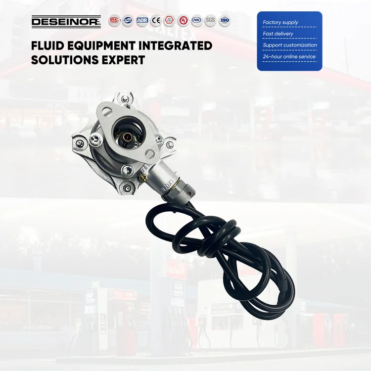 Professional DESEINOR GY-440 Aluminum Alloy Explosion-proof Flow Meter Pulser for Fuel Dispenser & Tanker Factory Direct-sale