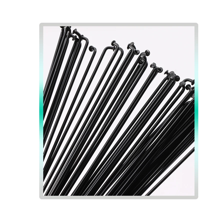 18pcs stainless steel Mountain/Road Bike 14G Spokes Black Colour Bicycle steel spokes