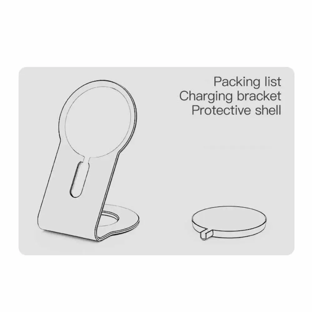 شاحن لاسلكي يدعم 14 جراب ، عالمي سريع الشحن سطح مكتب مغناطيسي ، 2 الموقف ، 4 ، 6