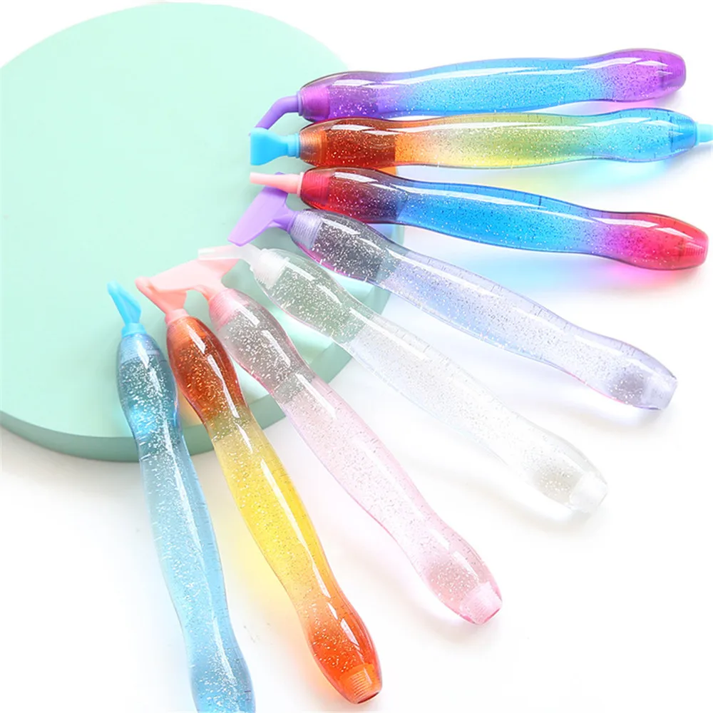 5D Diamond Painting Tool Resin Point Drill Pen New Diamond Painting Pen With Thread Design Multi-placer Pen Heads Kits