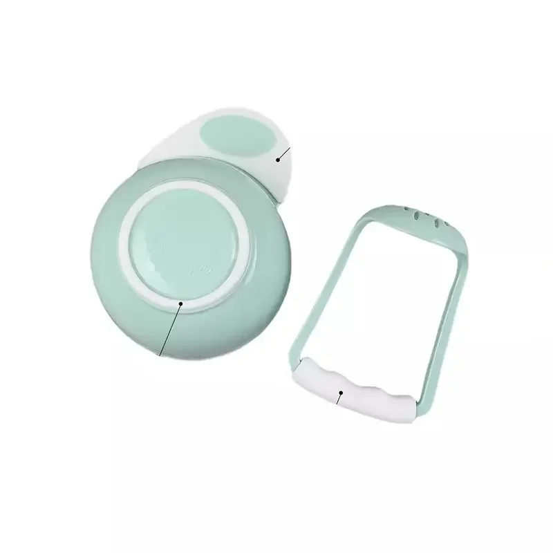 1pc 폴리프로필렌 수동 식품 분쇄기, 미끄럼 방지 그릇 및 스크린이 있는 과일 퓌레 연삭 도구, 충전되지 않음,