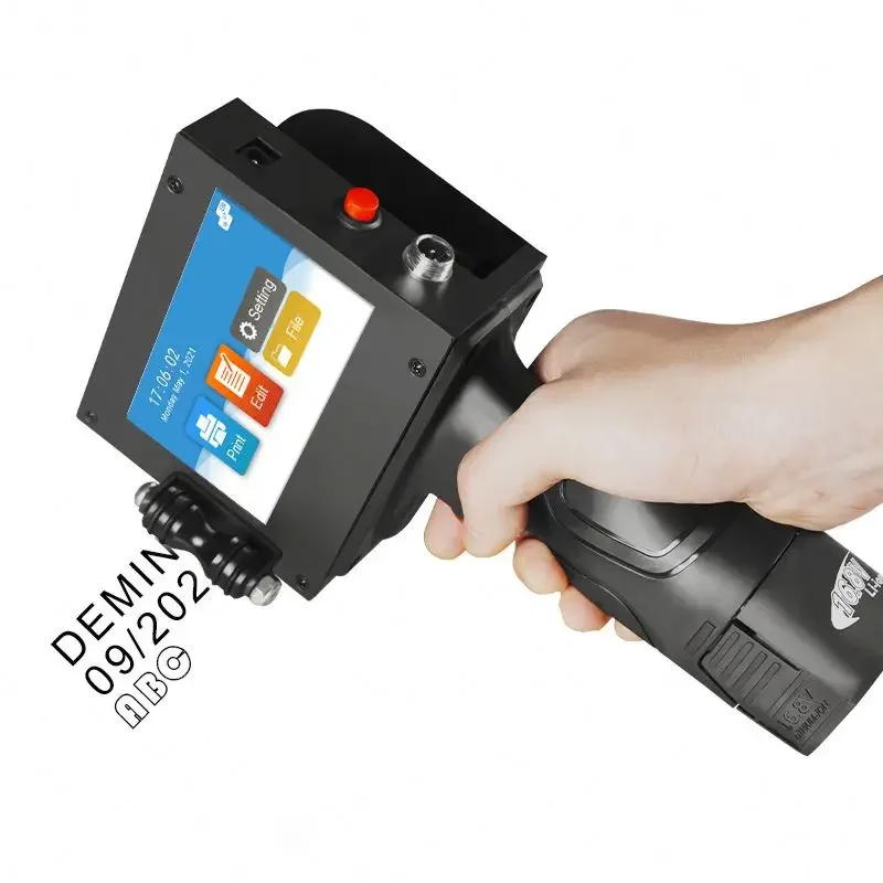 

Mx3 Handheld Inkjet Printer Qr Code Packaging Production Date Coding Machine Logo Small Automatic Inkjet Printer Printing