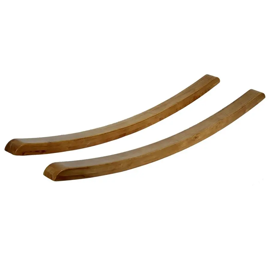 

of SteamBent Oak Rocker Runners 11 5 Wide Wooden Curved Legs for Chair or Bench Rocking Repair Set of 2 Dark Log