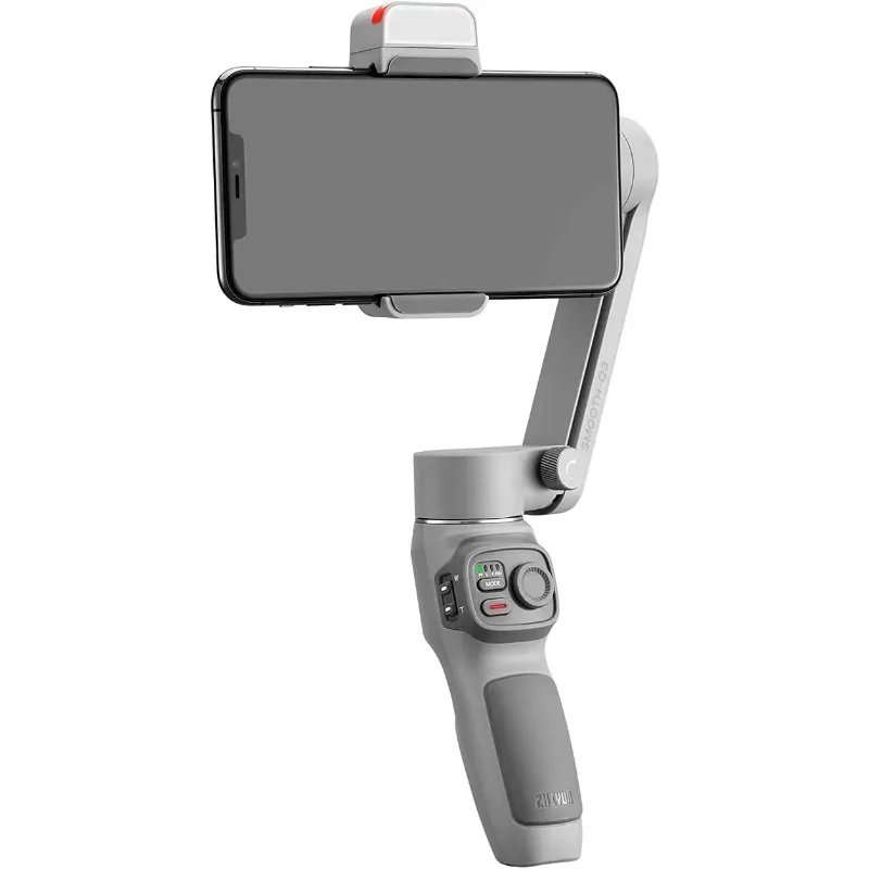 جديد ZHIYUN SMOOTH Q3 3-Axis Phone Gimbal مثبت يدوي مرن مع ضوء ملء للهواتف الذكية iPhone Android Ce