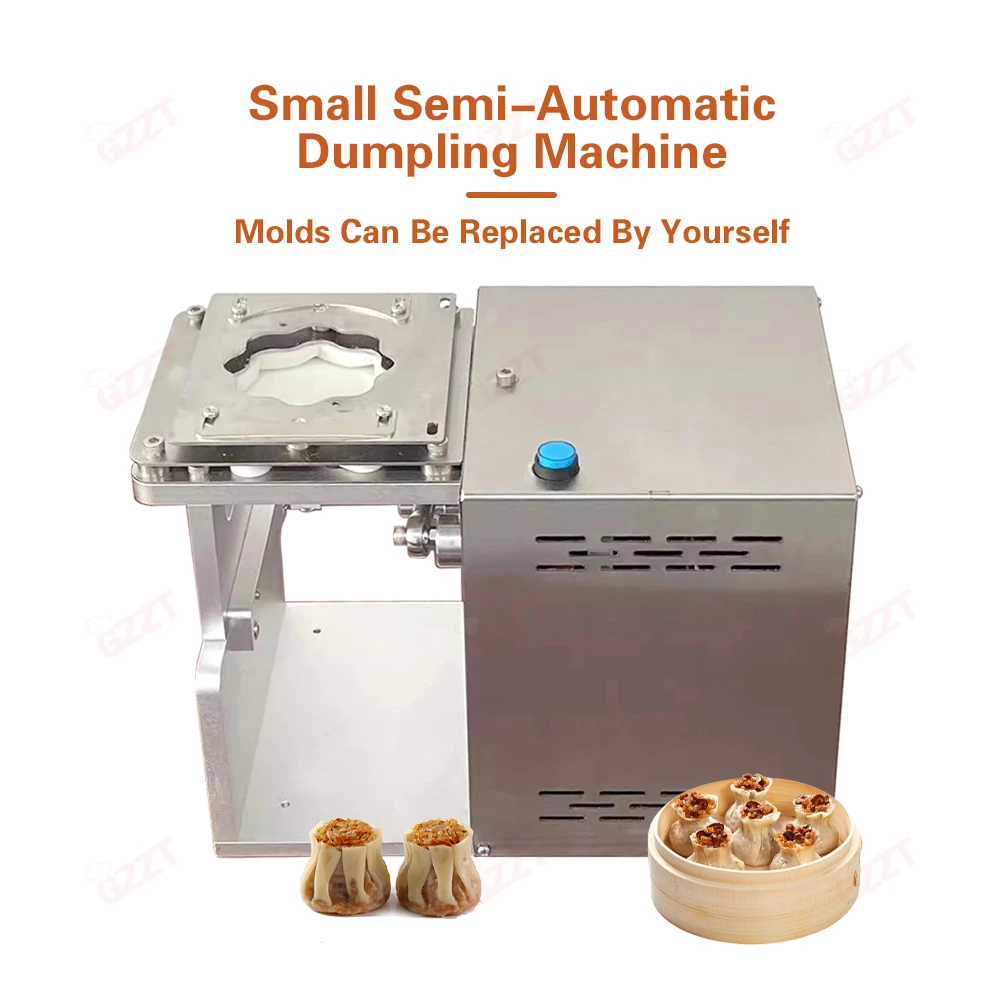 سعر المصنع مطعم فندق قاعة الطعام استخدام مخصص شبه التلقائي زلابية Wonton Siomai Momo Jiaozi ماكينة تشكيل