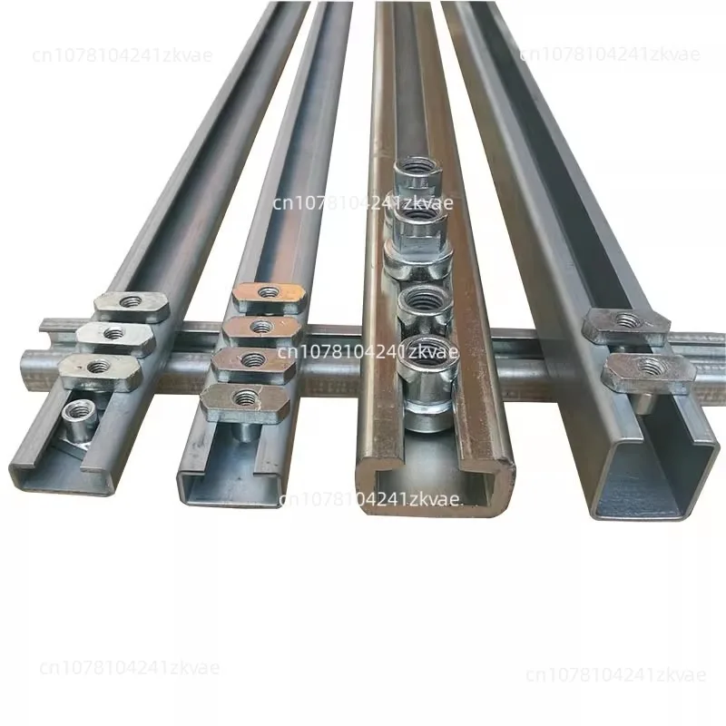 Stainless Steel C Channel Track Lightweight Sliding Rail for Hydraulic Pipe Clamp Plastic