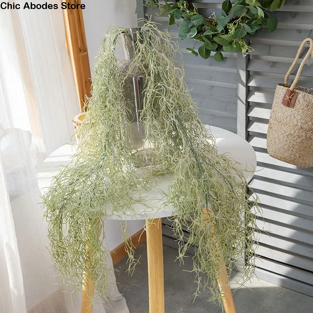 

91cm Artificial Air Grass Green Plants Elegant Real Touch Fake Plants Plastic Handmade Artificial Vine Grass Succulents