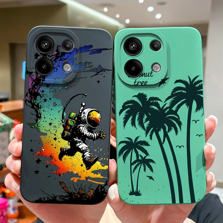 Case For Xiaomi Redmi Note 13 Pro Plus Phone Back Cover For Redmi Note13 Pro 13Pro+ Carcasa Soft Liquid Silicone Bumper Coque