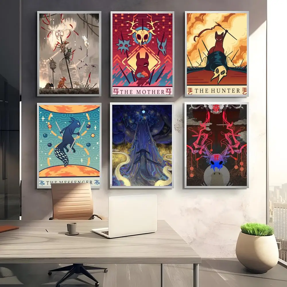 Cute Rain W-World Survival Platform Game Poster HD art sticky wall waterproof home bedroom bar aesthetic decoration