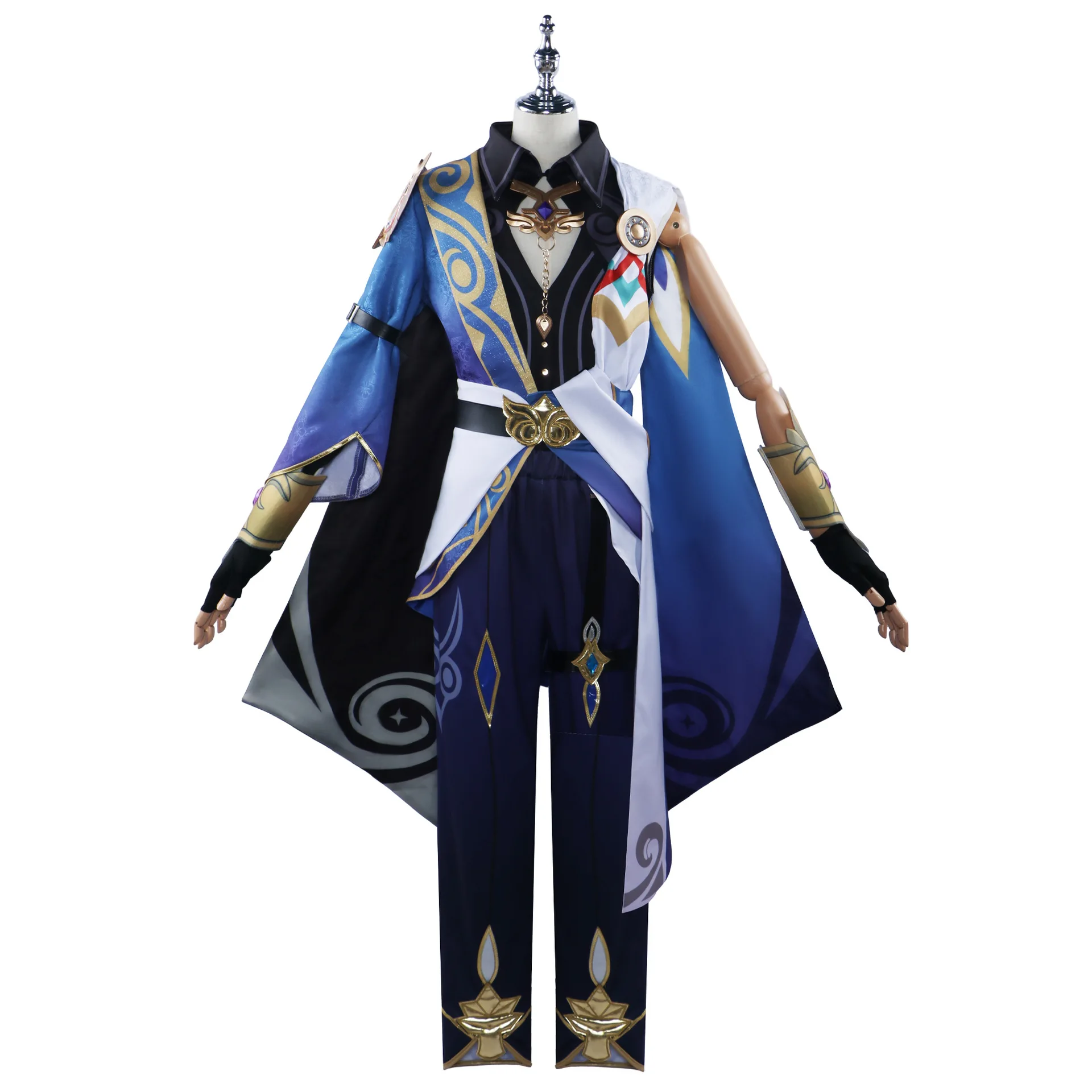 Honkai Star Rail Dr.Ratio costumi Cosplay gioco Anime Halloween uniforme Set completo parrucca scarpe Disfraz gioco di ruolo per Headsome Boy