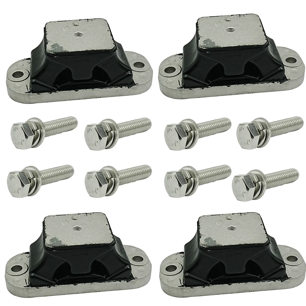 

For Yamaha WaveRunner FX Cruiser 2005-2021 4Pcs Engine Moto Mount Rubber Brack Kit